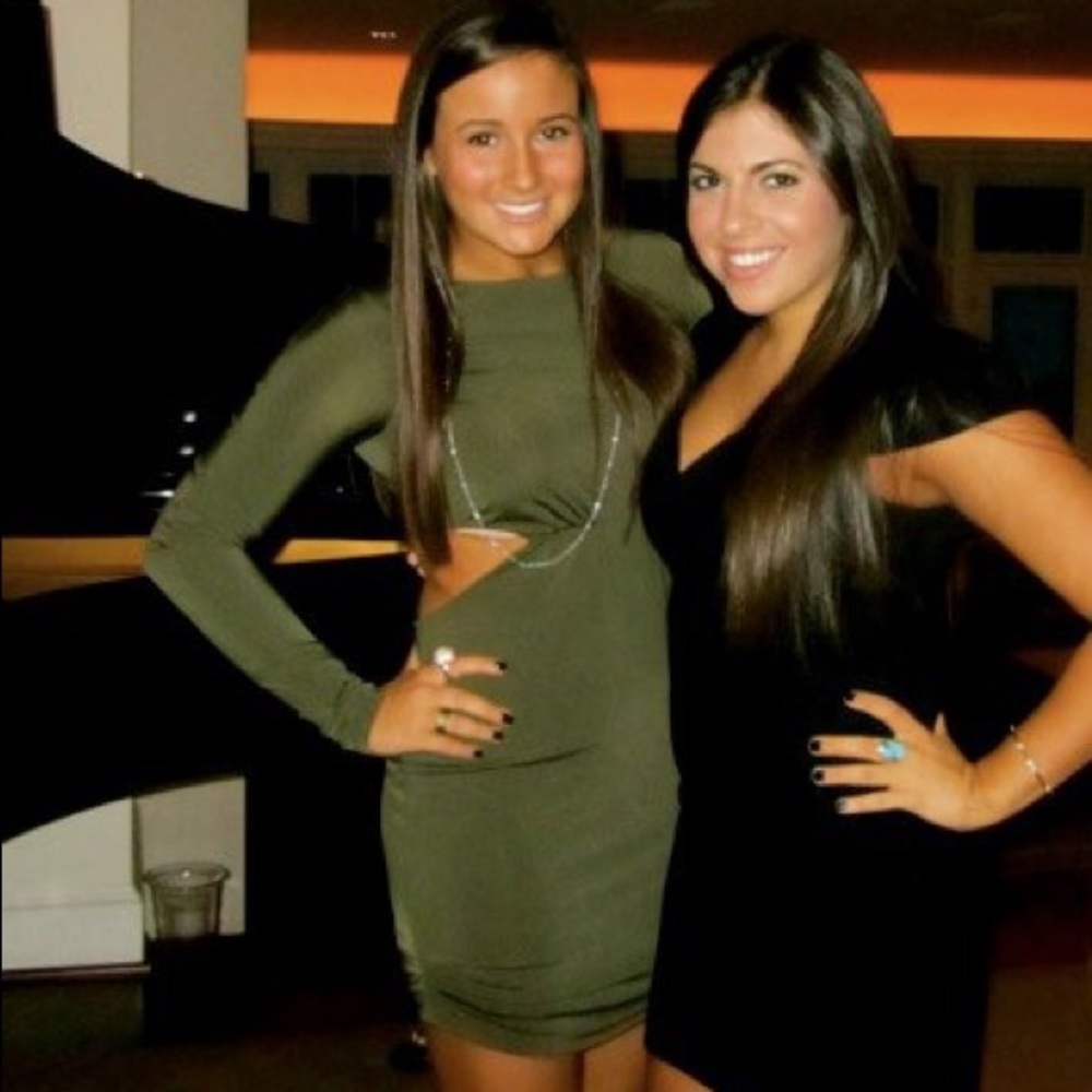 PENCEY OLIVE GREEN DRESS - Picture 6 of 7
